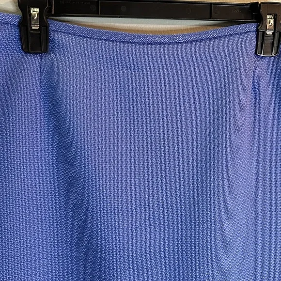 TAHARI Arthur S. Levine Blue Pencil Skirt Size 12 - Picture 2 of 11